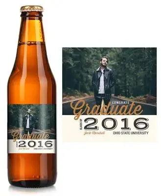 Indie Graduation Beer Label - iCustomLabel