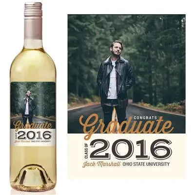 Indie Graduation Wine Label - iCustomLabel