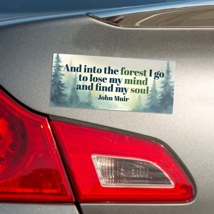 Into The Forest Magnet Bumper Sticker - iCustomLabel