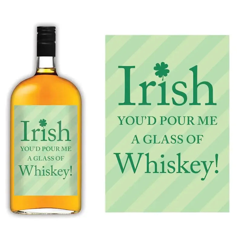 Irish Pour Liquor Label - iCustomLabel