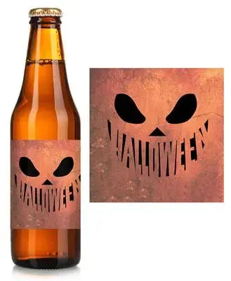 Jack O Lantern Beer Label - iCustomLabel