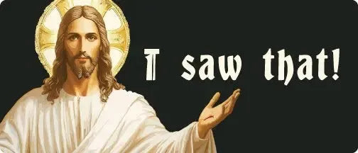 Jesus I Saw That Magnet Bumper Sticker - iCustomLabel