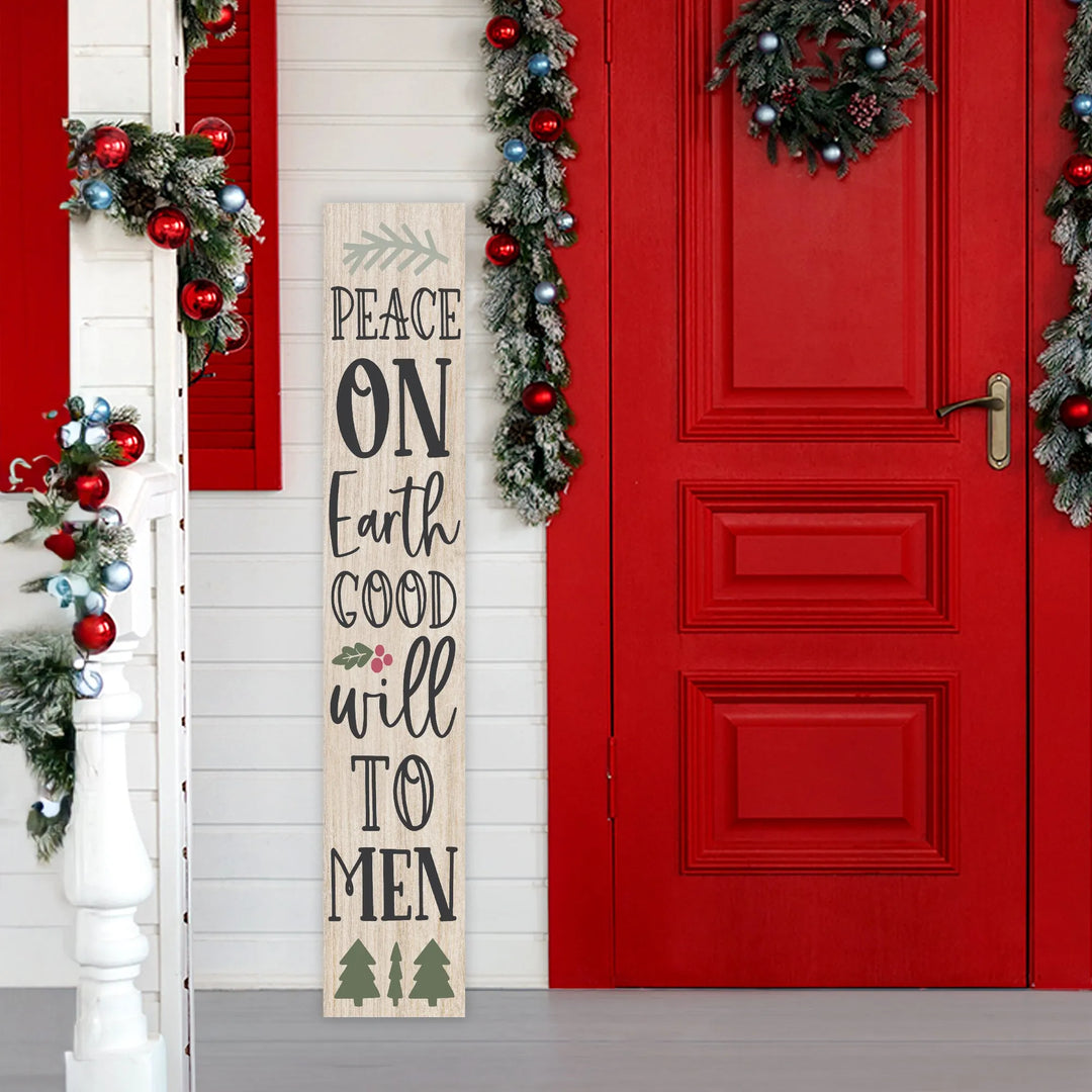 Joy To The World Christmas Porch Sign - iCustomLabel