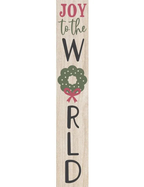 Joy To The World Christmas Porch Sign - iCustomLabel
