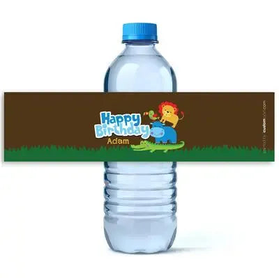 Jungle Boy Water Bottle Labels - iCustomLabel