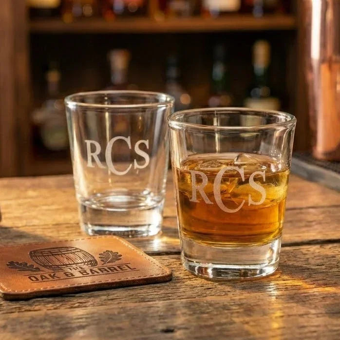 Personalized Shot Glass - Laser Etched - iCustomLabel