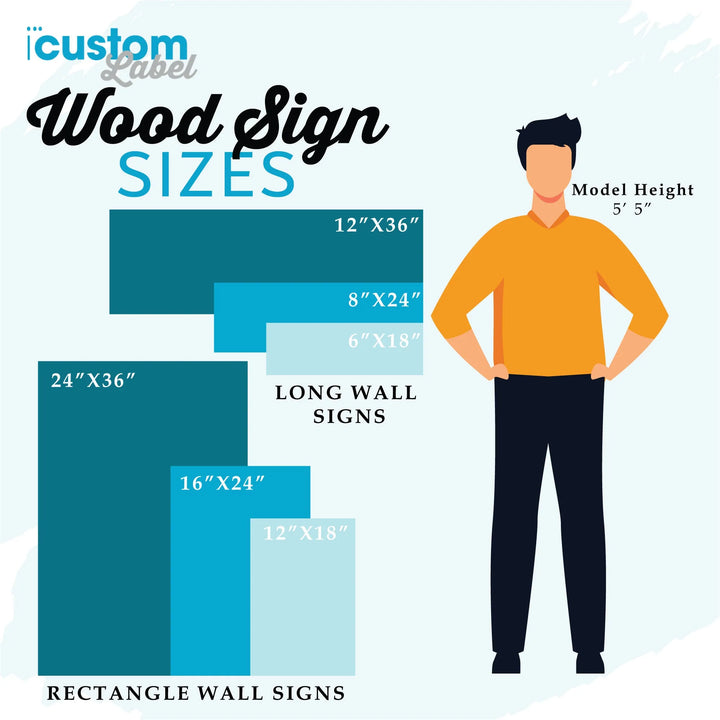 Last Names Wood Sign - iCustomLabel
