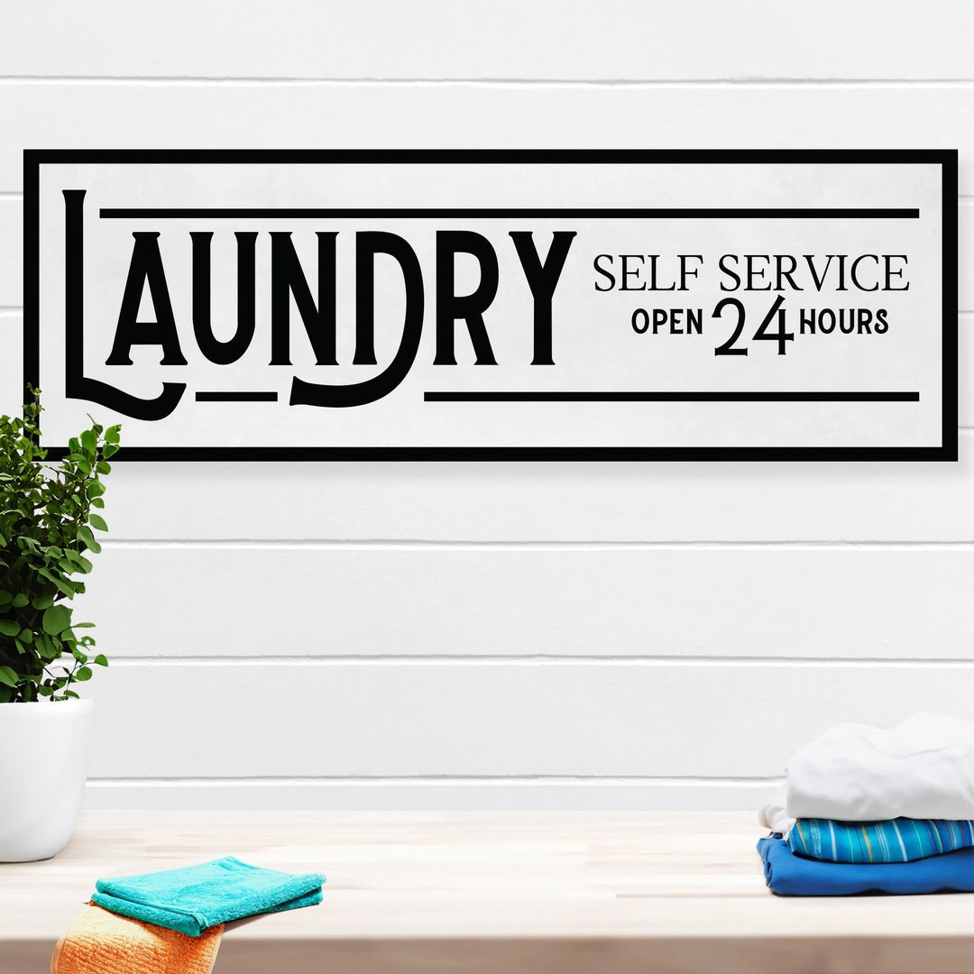 Laundry Service Wall Decor - iCustomLabel