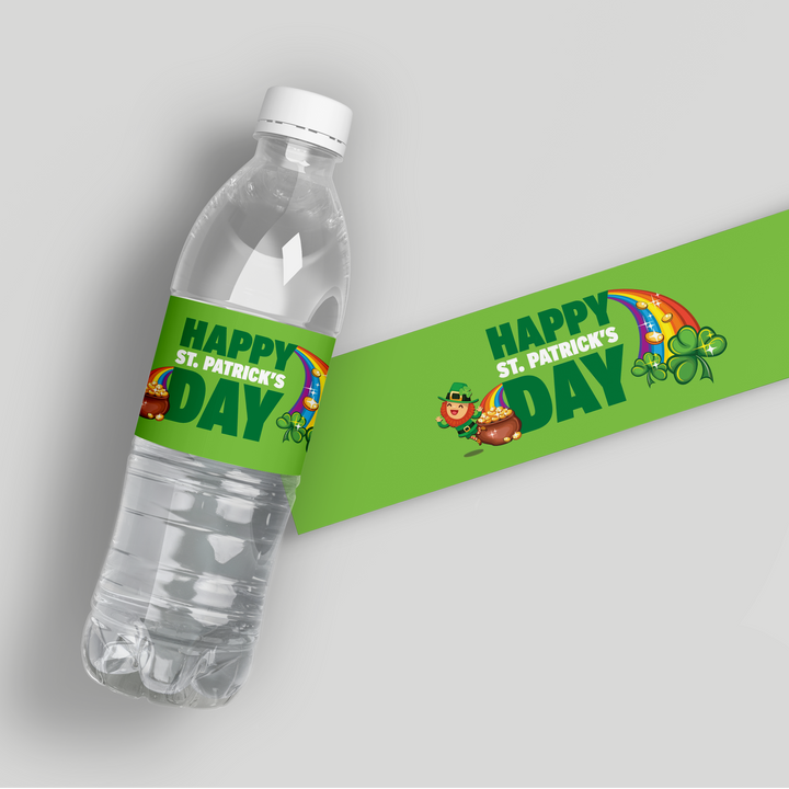 Leprechaun Water Bottle Labels