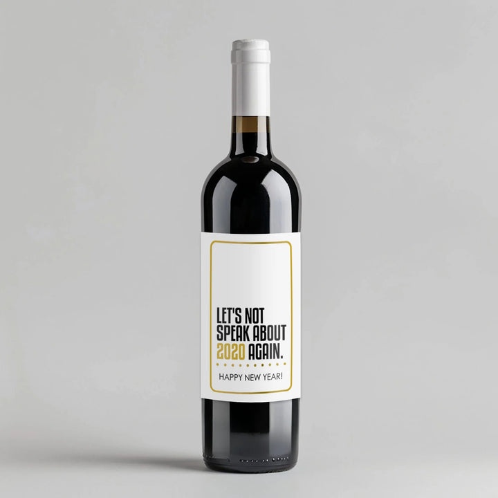 Let's Not Wine Label - iCustomLabel