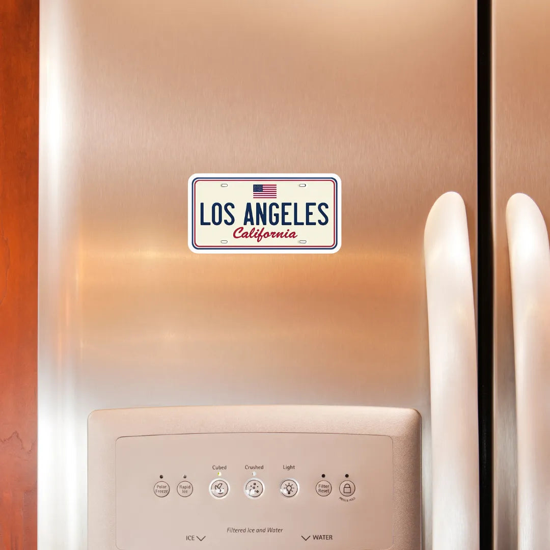 License Plate Fridge Magnet - iCustomLabel