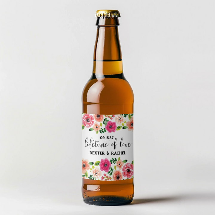 Lifetime Love Beer Label