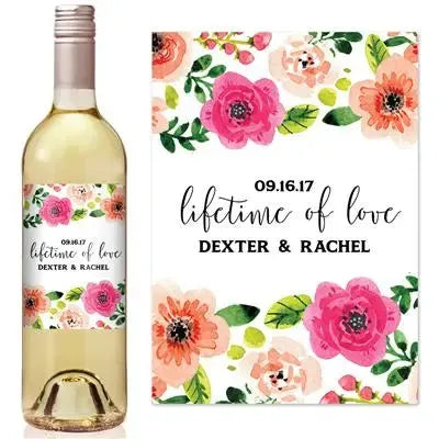 Lifetime Love Wine Label - iCustomLabel