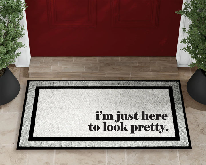 Look Pretty Welcome Mat