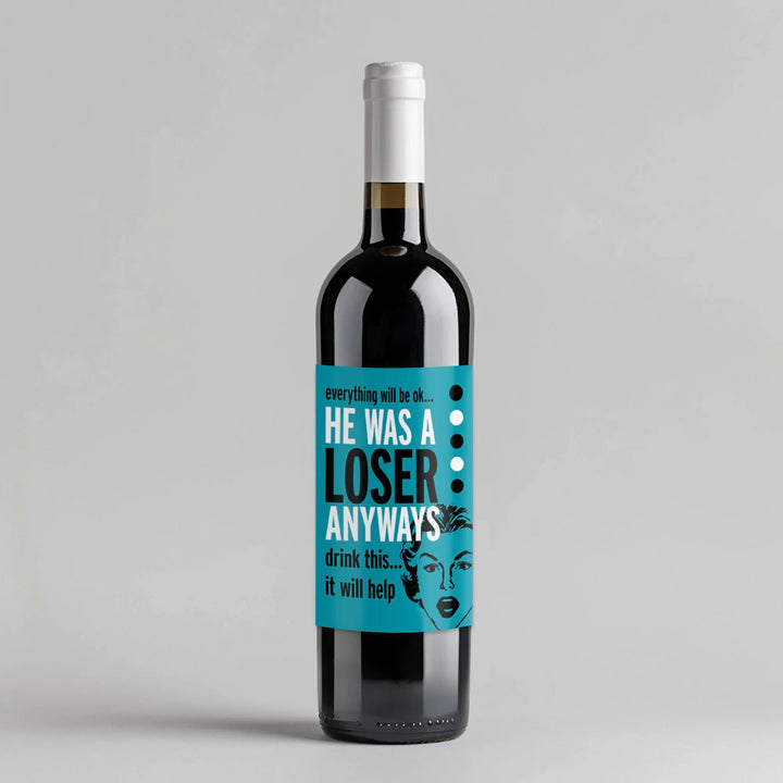 Loser Anyways Wine Label - iCustomLabel