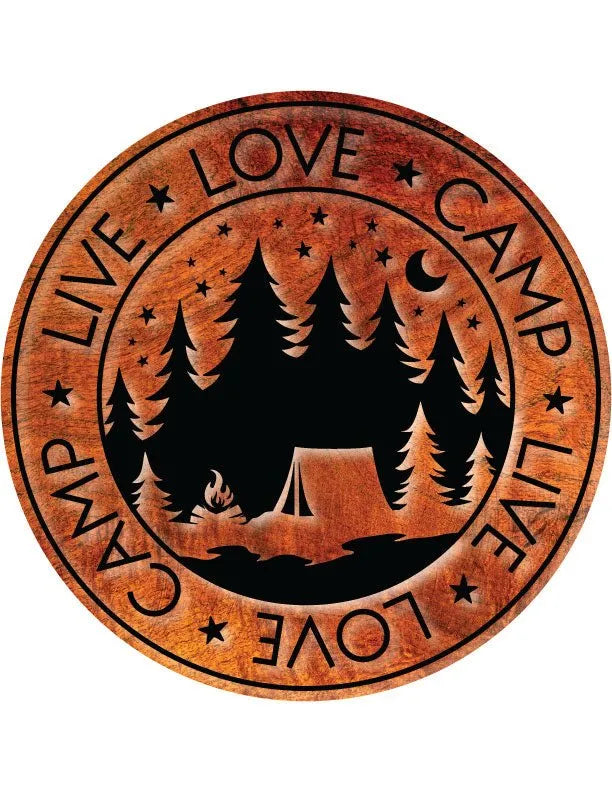 Love Camp Tent Cabin Decor - iCustomLabel