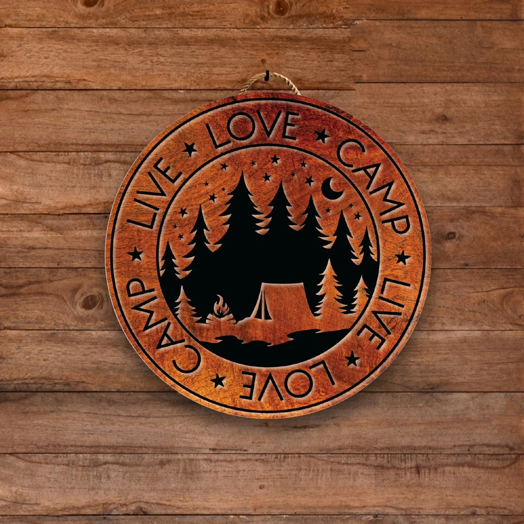 Love Camp Tent Cabin Decor - iCustomLabel