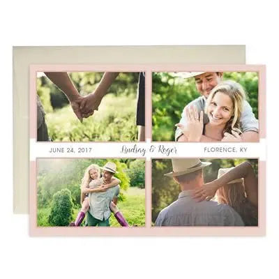 Lovely Pink Save The Date - iCustomLabel