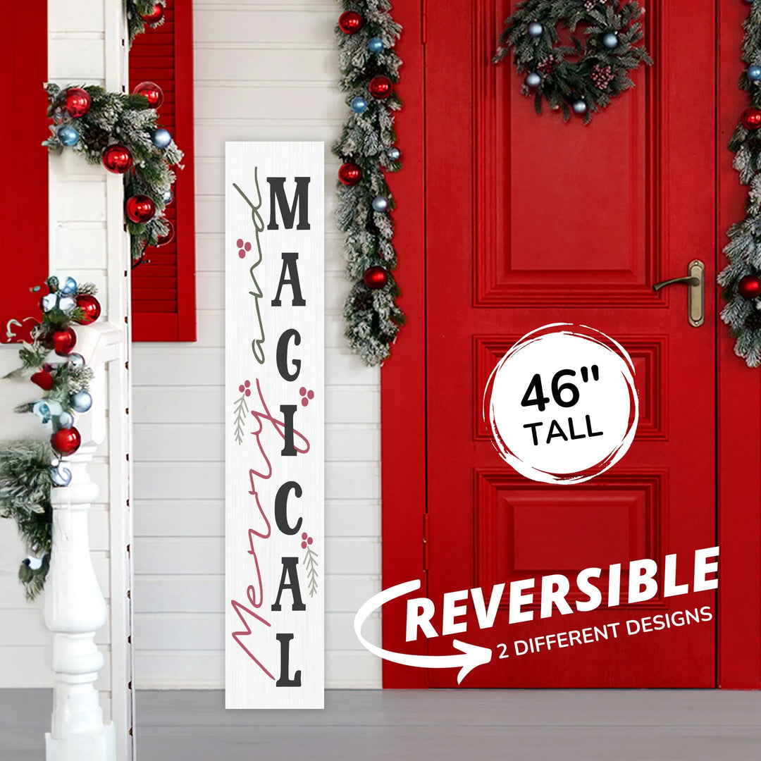 Magical Christmas Porch Sign - iCustomLabel