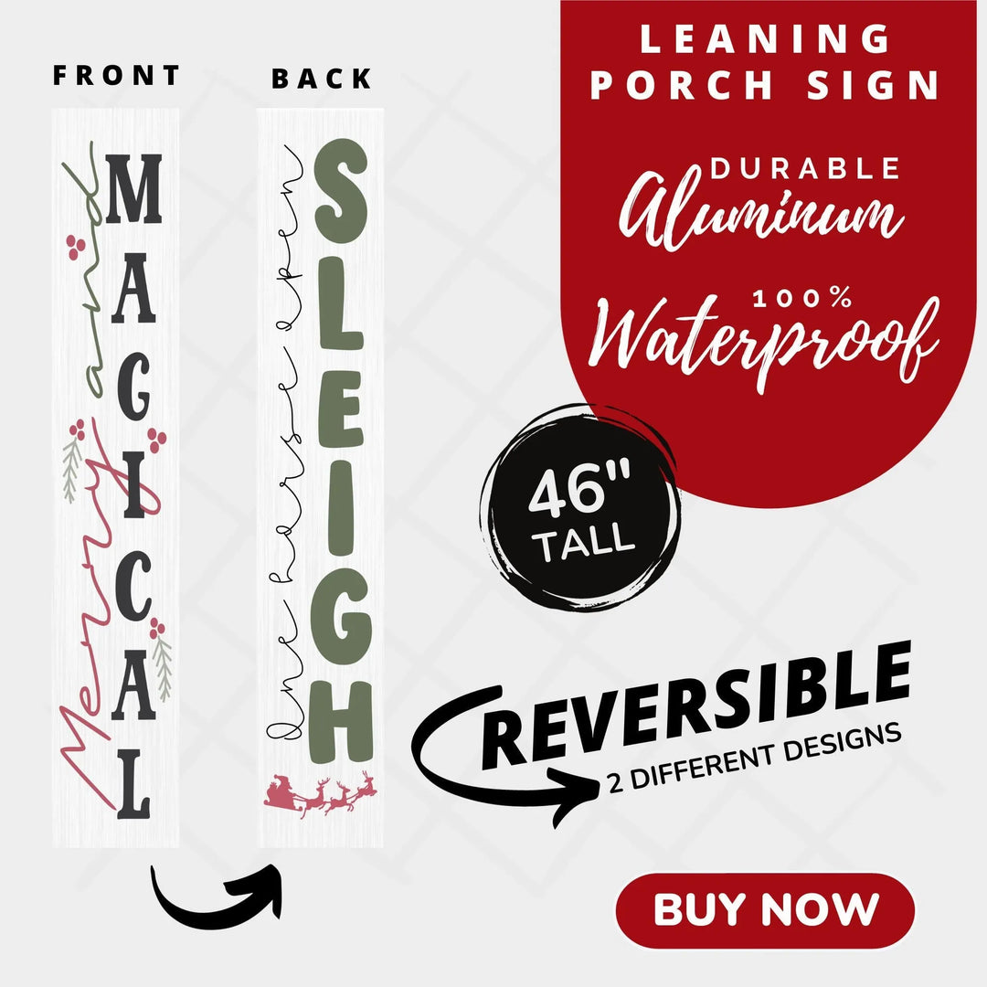 Magical Christmas Porch Sign - iCustomLabel