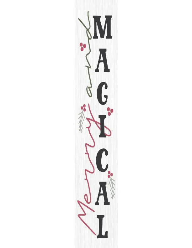 Magical Christmas Porch Sign - iCustomLabel