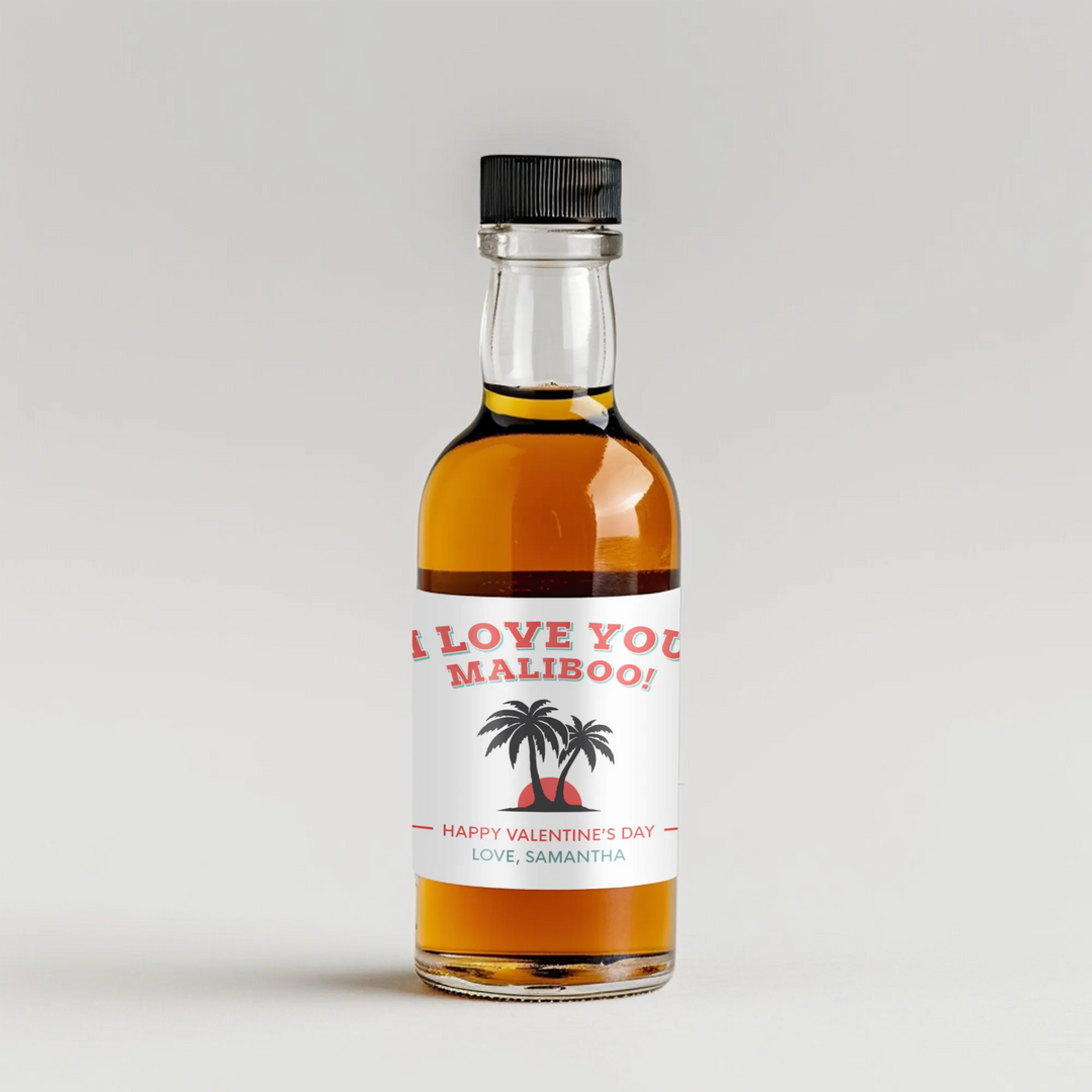 Maliboo Mini Liquor Label - iCustomLabel