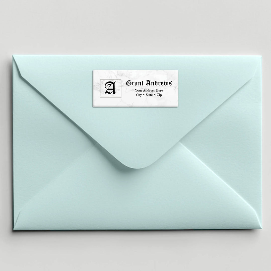 Marble Address Label - iCustomLabel