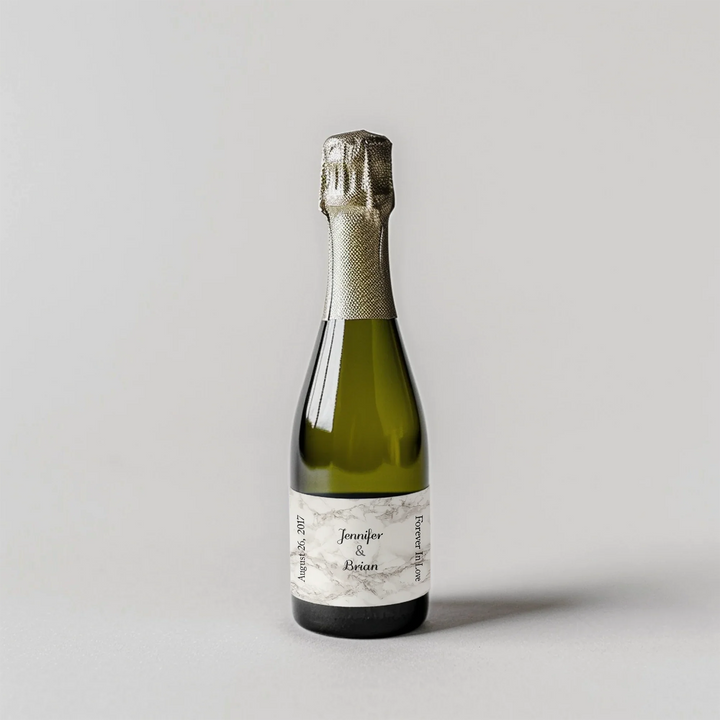 Marble Mini Champagne Split Label
