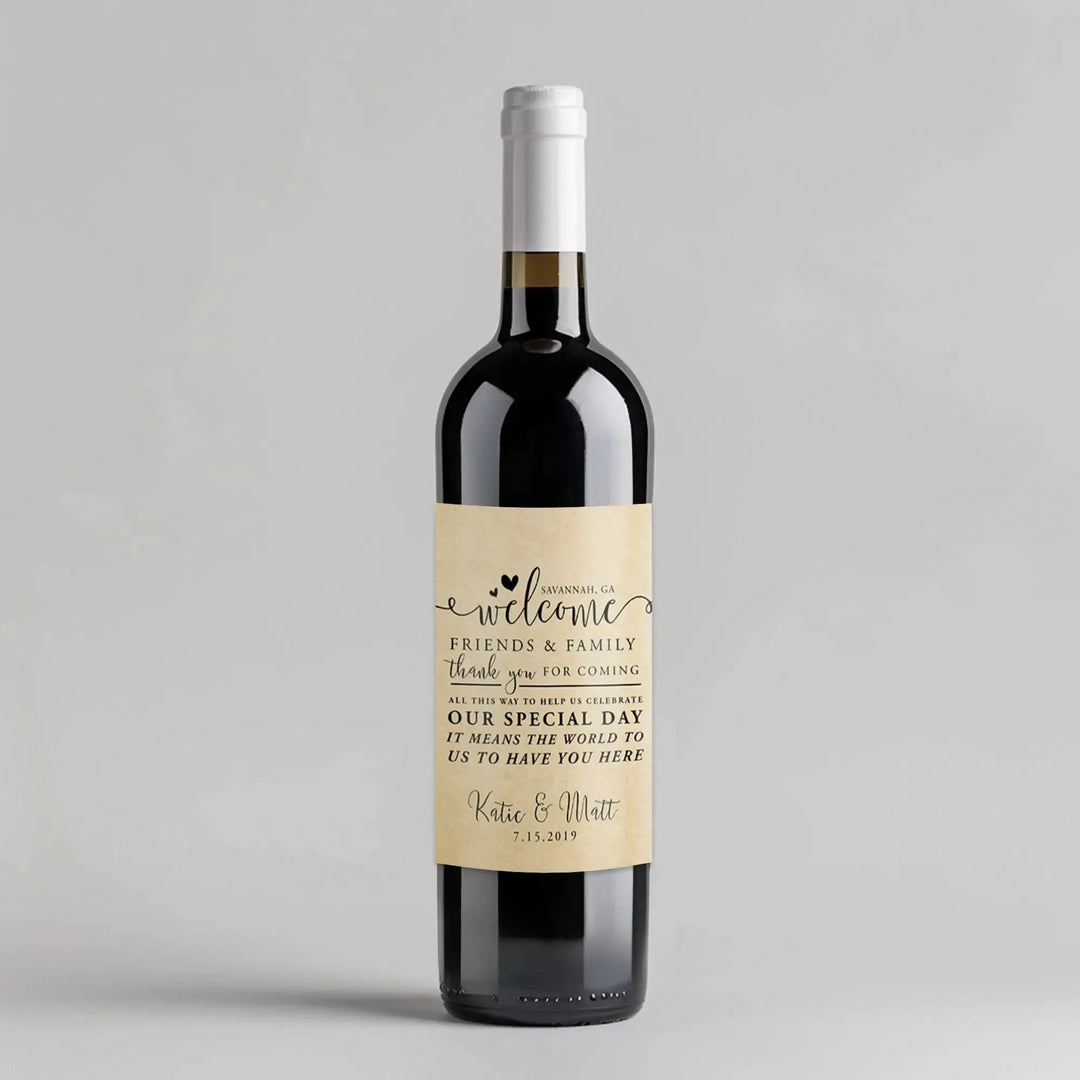 Means The World Wine Label - iCustomLabel