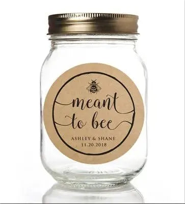 Meant To Bee Canning Labels - iCustomLabel