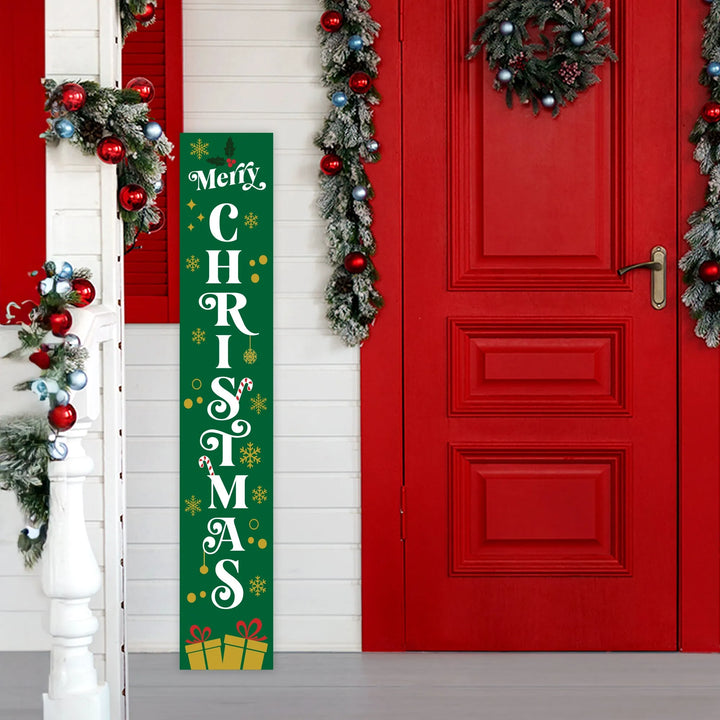 Merry Christmas Porch Sign - iCustomLabel