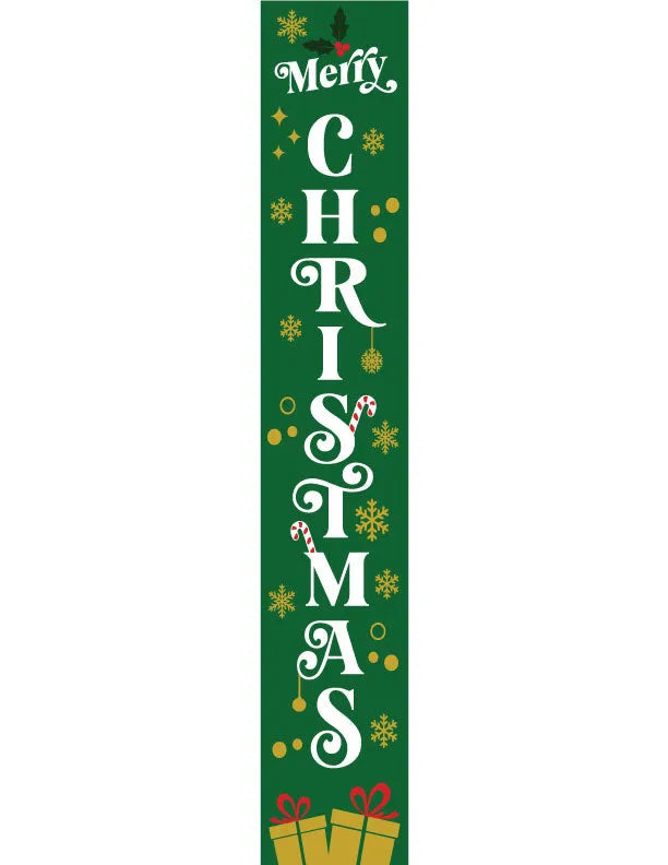 Merry Christmas Porch Sign - iCustomLabel