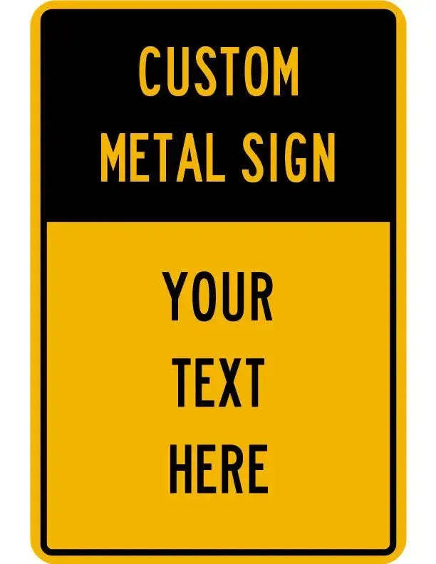 Metal Parking Sign - iCustomLabel