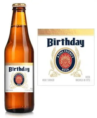 Miller Lite Birthday Beer Label - iCustomLabel