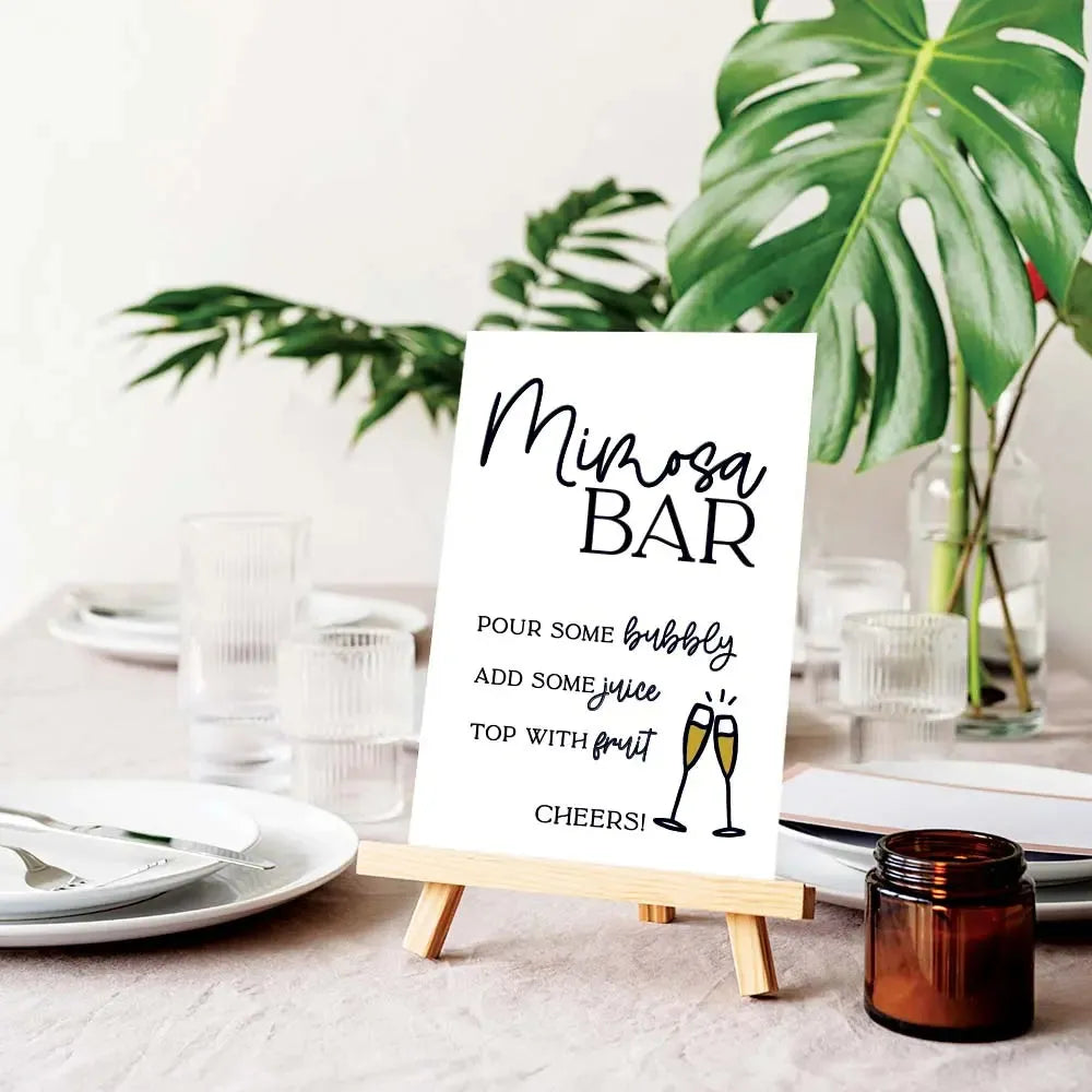 Mimosa Bar Baby Shower Bar Sign - iCustomLabel