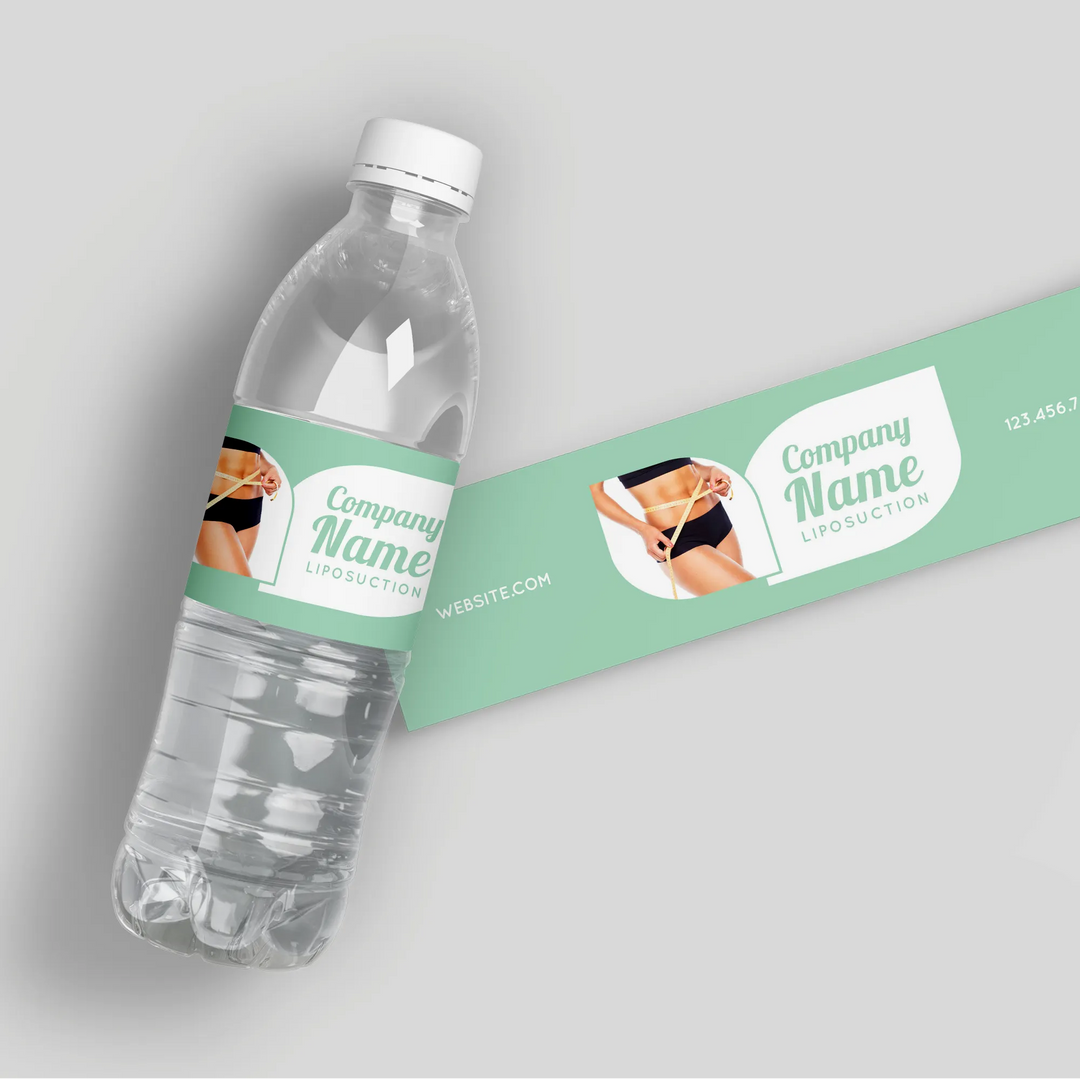 Mint Weight Loss Water Bottle Labels - iCustomLabel