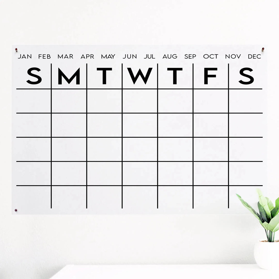 Modern Acrylic Wall Calendar - iCustomLabel