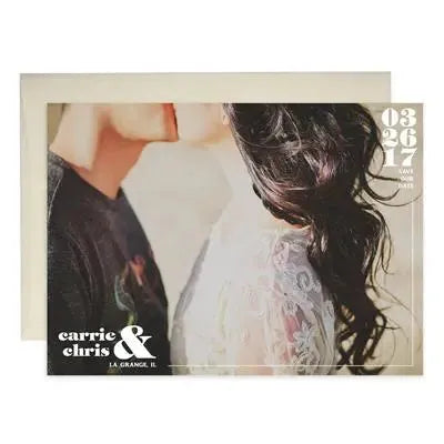 Modern Save The Date - iCustomLabel