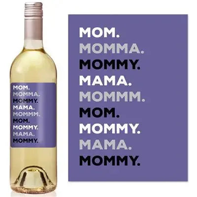 Mom Momma Wine Label - iCustomLabel