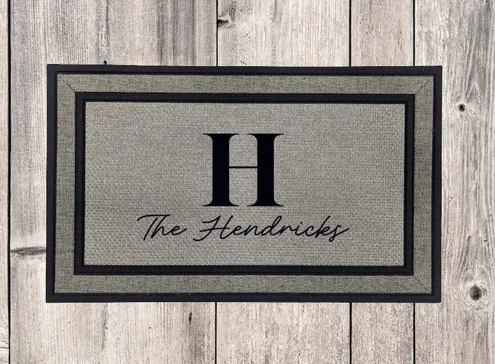 Monogram Door Mat - iCustomLabel