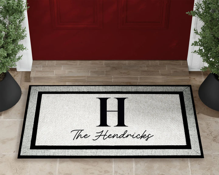 Monogram Door Mat - iCustomLabel