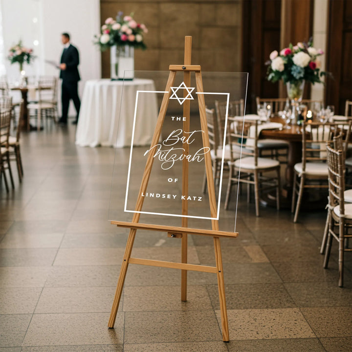 Monterey Bat Mitzvah Sign - iCustomLabel