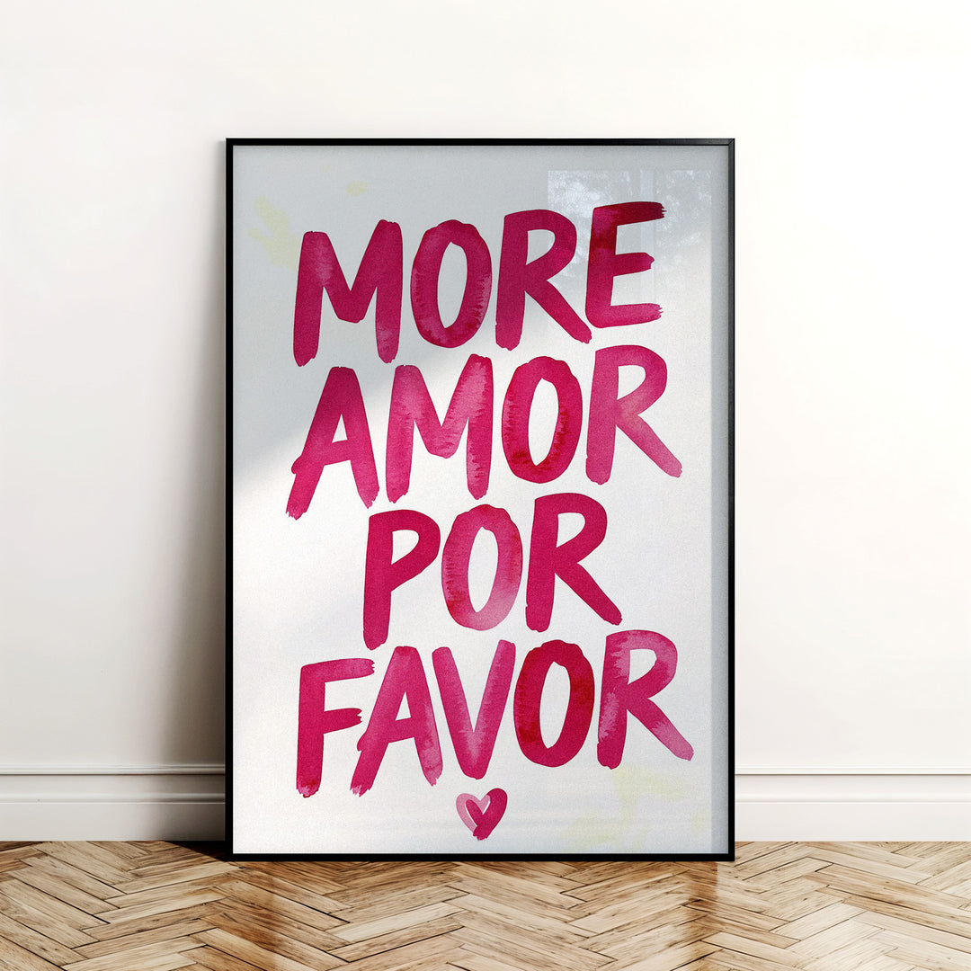 More Amor Poster - iCustomLabel