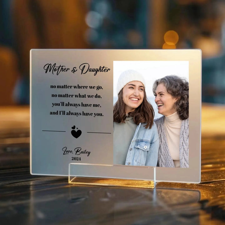 Mother Daughter Plaque - iCustomLabel