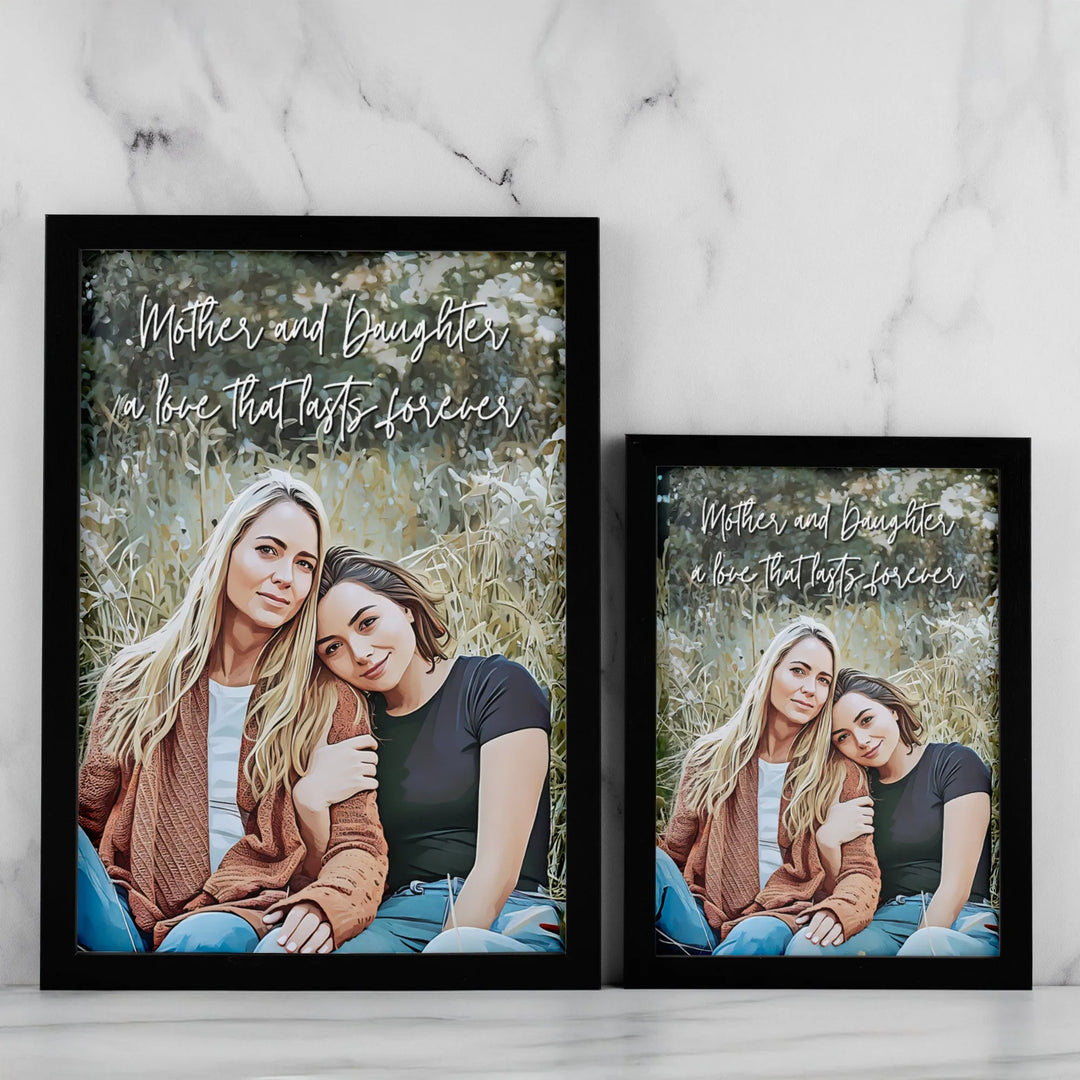 Mother Daughter Poster - iCustomLabel