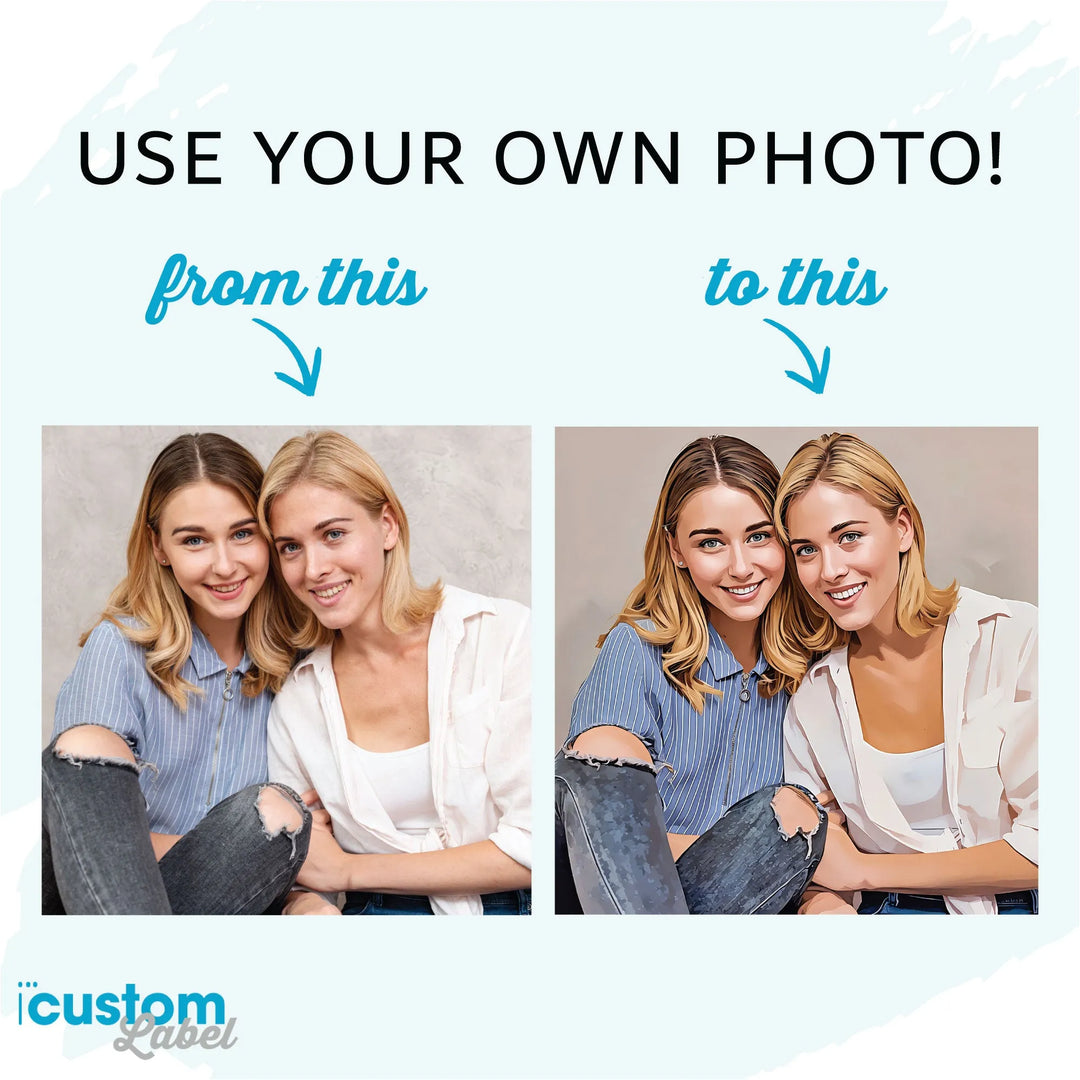 Mother Daughter Poster - iCustomLabel