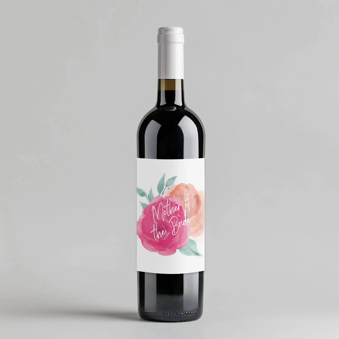 Mother Of The Bride Wine Label - iCustomLabel