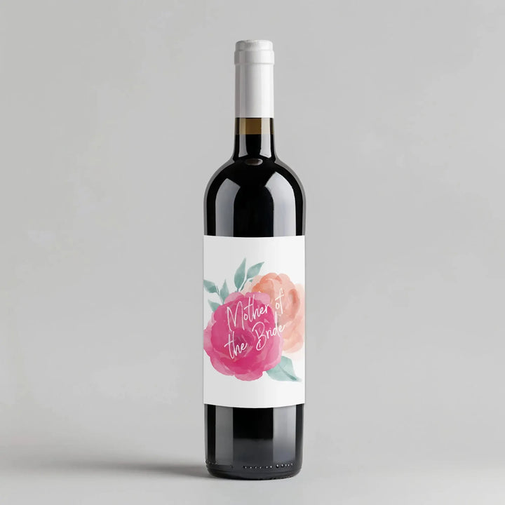 Mother Of The Bride Wine Label - iCustomLabel