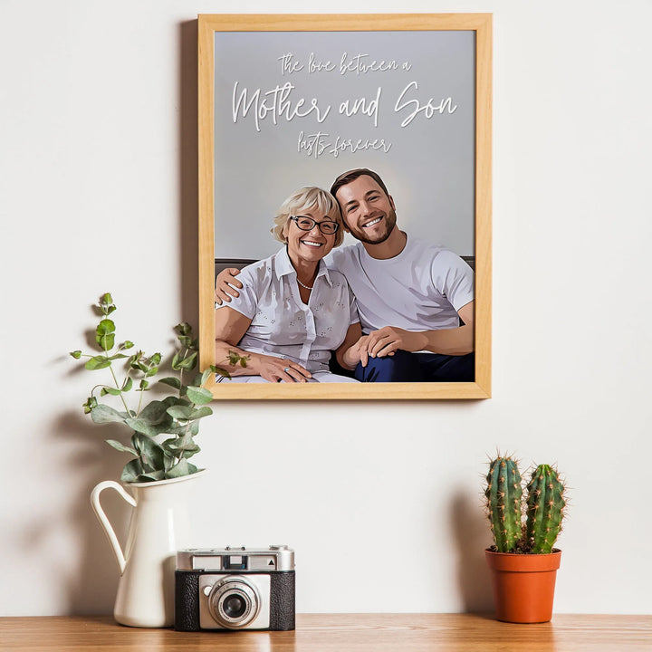 Mother Son Poster - iCustomLabel