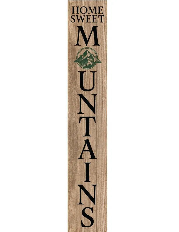 Mountain Porch Leaner Welcome Sign - iCustomLabel